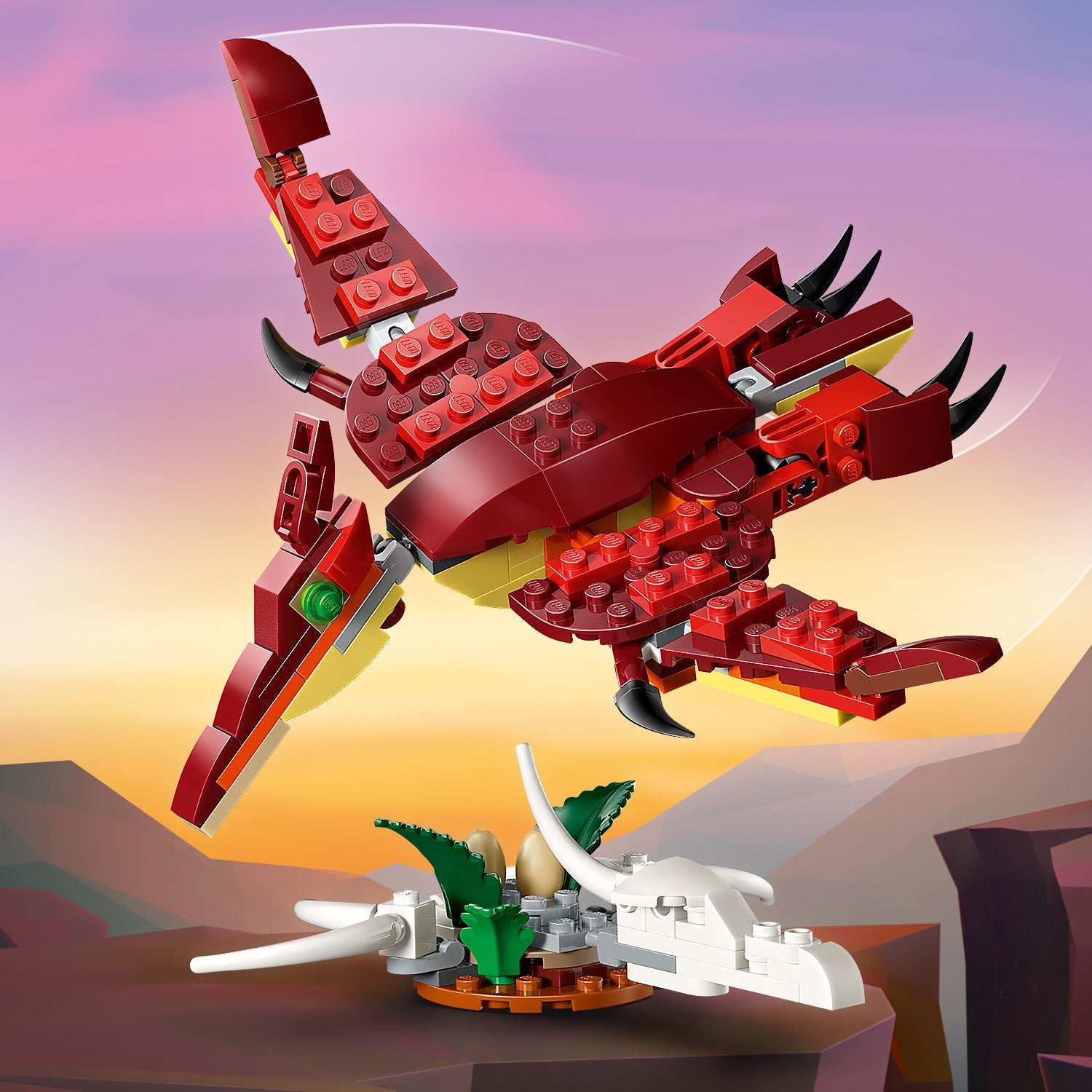 LEGO® Creator 3-in-1 Fierce Dinosaur - Khủng Long Hung Tợn 3 Trong 1 - LEGO 31379 - Hình ảnh bổ sung 8
