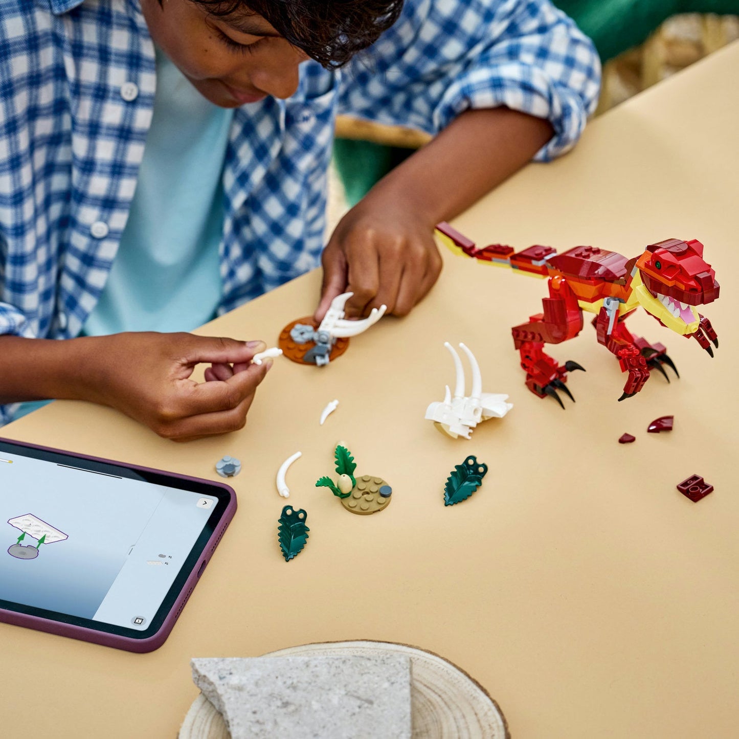 LEGO® Creator 3-in-1 Fierce Dinosaur - Khủng Long Hung Tợn 3 Trong 1 - LEGO 31379 - Hình ảnh bổ sung 4