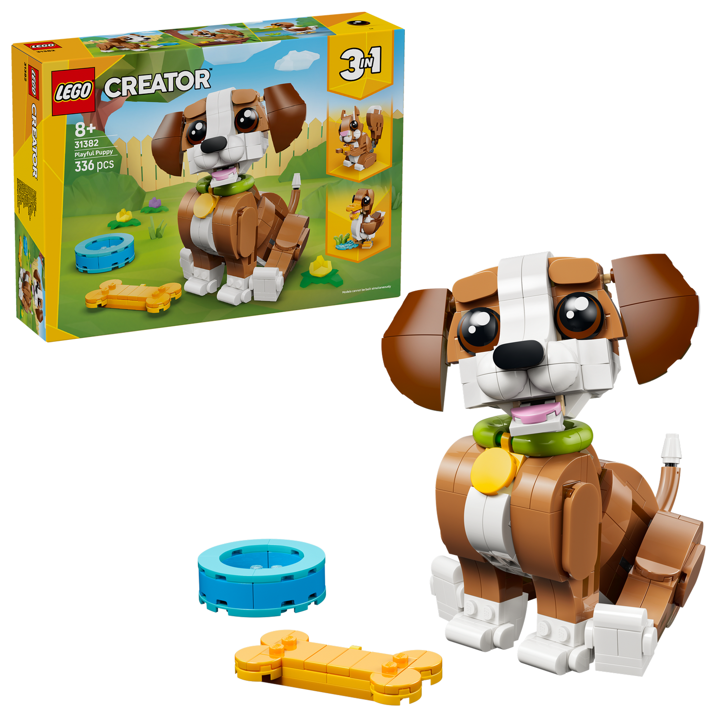 LEGO® Creator 3-in-1 Cute Animals: Playful Puppy Dog - Đồ Chơi Lắp Ráp Động Vật Dễ Thương LEGO 31382 LEGO