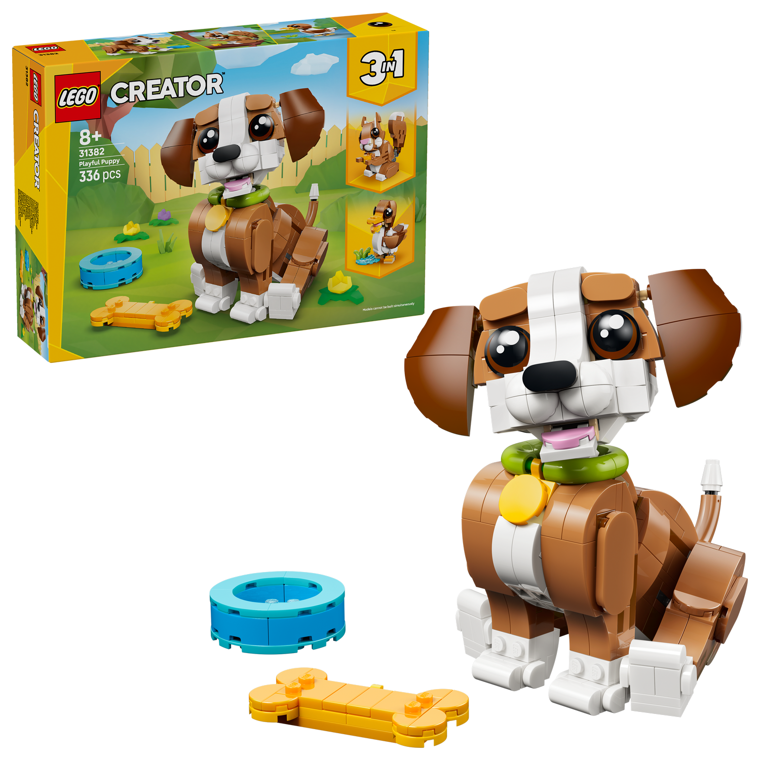 LEGO® Creator 3-in-1 Cute Animals: Playful Puppy Dog - Đồ Chơi Lắp Ráp Động Vật Dễ Thương LEGO 31382 LEGO