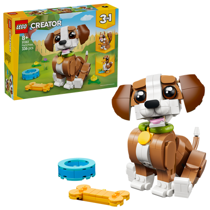 LEGO® Creator 3-in-1 Cute Animals: Playful Puppy Dog - Đồ Chơi Lắp Ráp Động Vật Dễ Thương LEGO 31382 LEGO