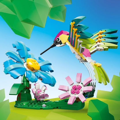 LEGO® Creator 3-in-1 Wild Animals: Colourful Hummingbird - Đồ chơi lắp ráp 3 trong 1 Động vật Hoang dã - LEGO 31384 LEGO