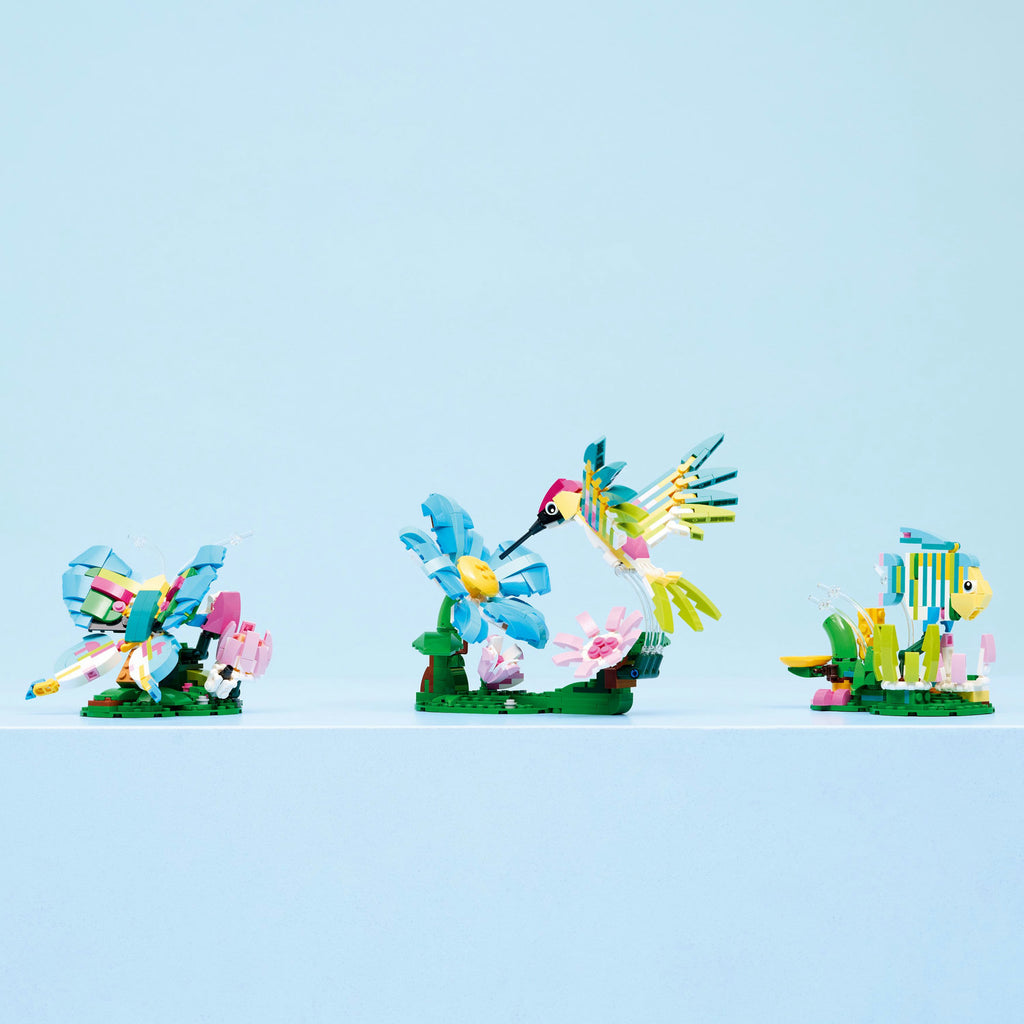 LEGO® Creator 3-in-1 Wild Animals: Colourful Hummingbird - Đồ chơi lắp ráp 3 trong 1 Động vật Hoang dã - LEGO 31384 LEGO