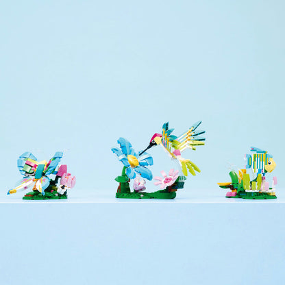 LEGO® Creator 3-in-1 Wild Animals: Colourful Hummingbird - Đồ chơi lắp ráp 3 trong 1 Động vật Hoang dã - LEGO 31384 LEGO