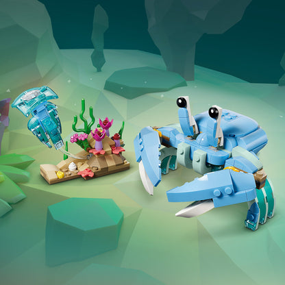 LEGO® Creator 3-in-1 Sea Animals: Beautiful Dolphins - Đồ Chơi Lắp Ráp Sinh Vật Biển 3 Trong 1 - LEGO 31385 - Hình ảnh bổ sung 8