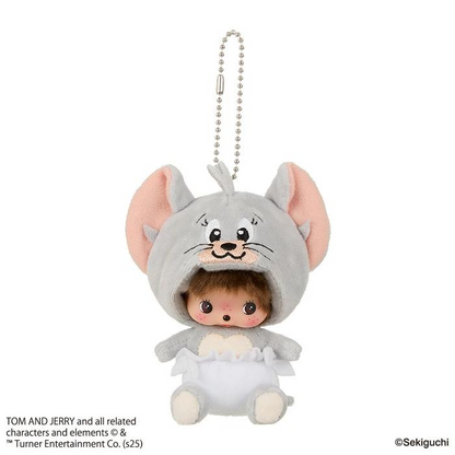 Monchhichi - Taffy Bebichhichi Big Face SS Keychain - Móc khóa gấu bông cao cấp - Monchhichi - Hình ảnh bổ sung 4