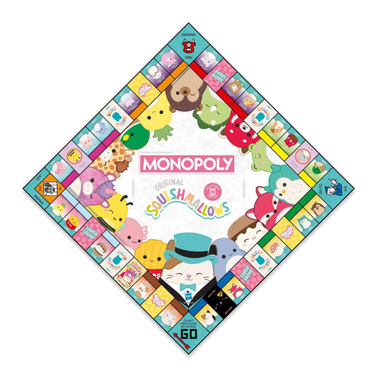 Squishmallows Monopoly Board Game - Collector's Edition - Cờ Tỷ Phú Phiên Bản Đặc Biệt Winning Moves