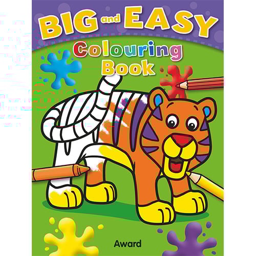 Big and Easy Colouring Books: Tiger