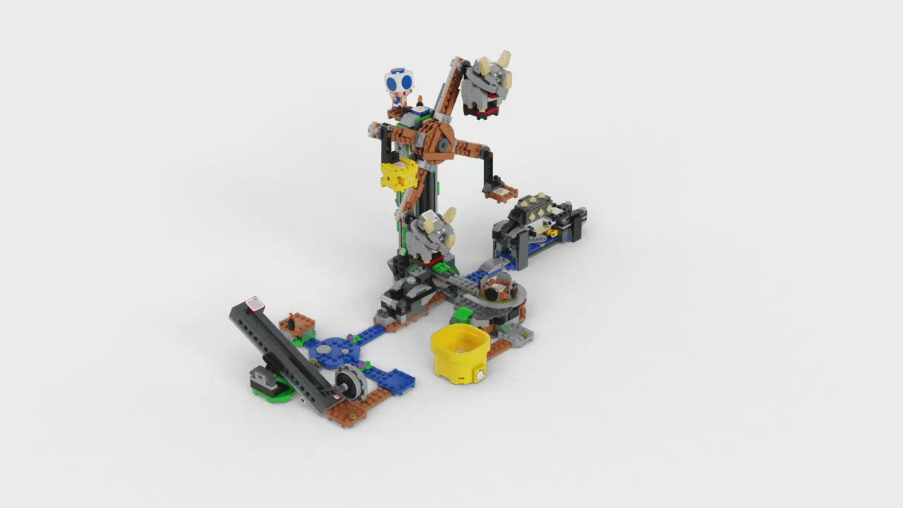 LEGO® Super Mario Reznor Knockdown Expansion Set - Bộ Đồ Chơi Mở Rộng 862 Mảnh (71390) - Hình ảnh chi tiết 2