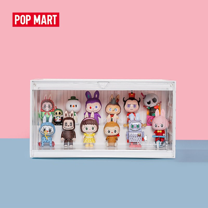 POP Luminous Display Container (White) Hộp Trưng Bày Đèn LED Pop Mart