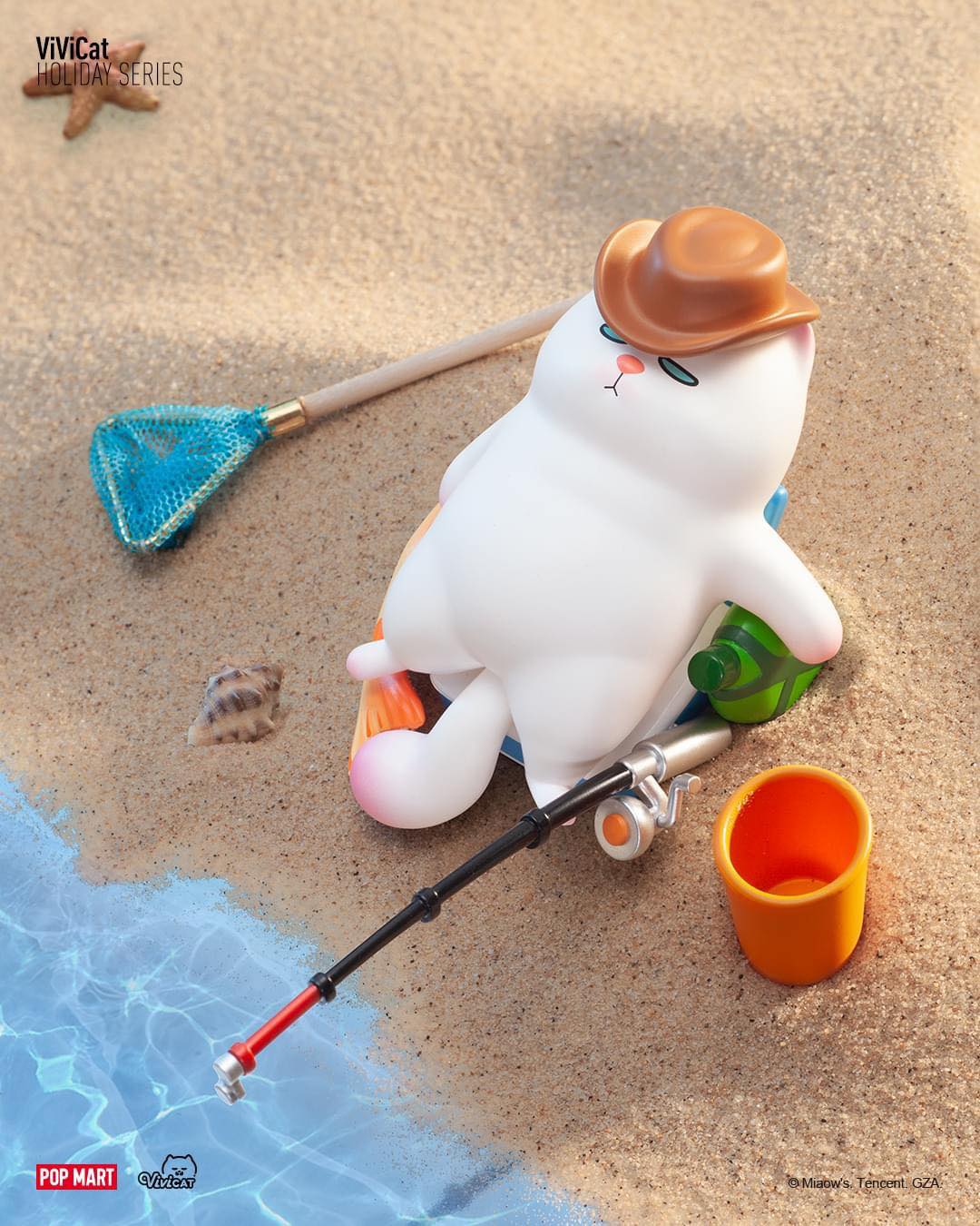 Vivicat Beach Holiday Blind Box Series - Mô hình Blind Box Pop Mart chính hãng