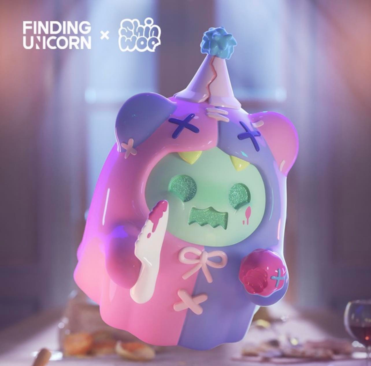 Shinwoo Birthday Alone Blind Box Series - Mô Hình Art Toy Hộp Mù - Finding Unicorn