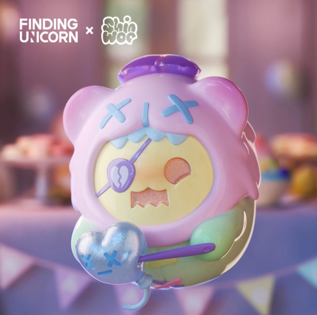 Shinwoo Birthday Alone Blind Box Series - Mô Hình Art Toy Hộp Mù - Finding Unicorn