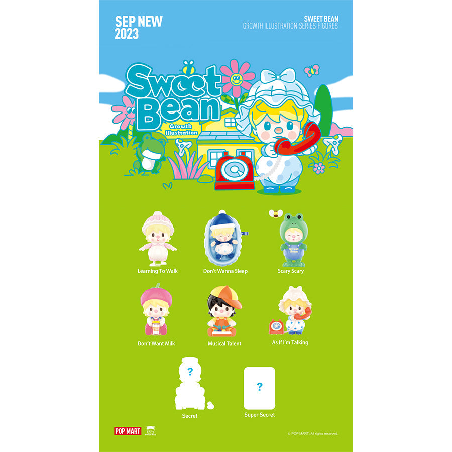 Sweet Bean Growth Illustration - Mô hình Blind Box - POP MART
