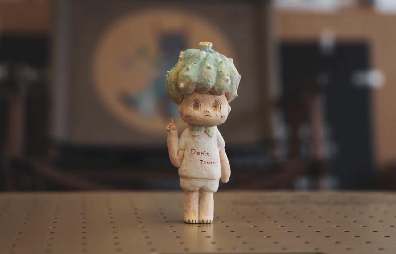 EGGZY@91ART - Cautus Boy - Kate | Mô Hình Art Toy Cao Cấp | One Little Planet - Hình ảnh sản phẩm