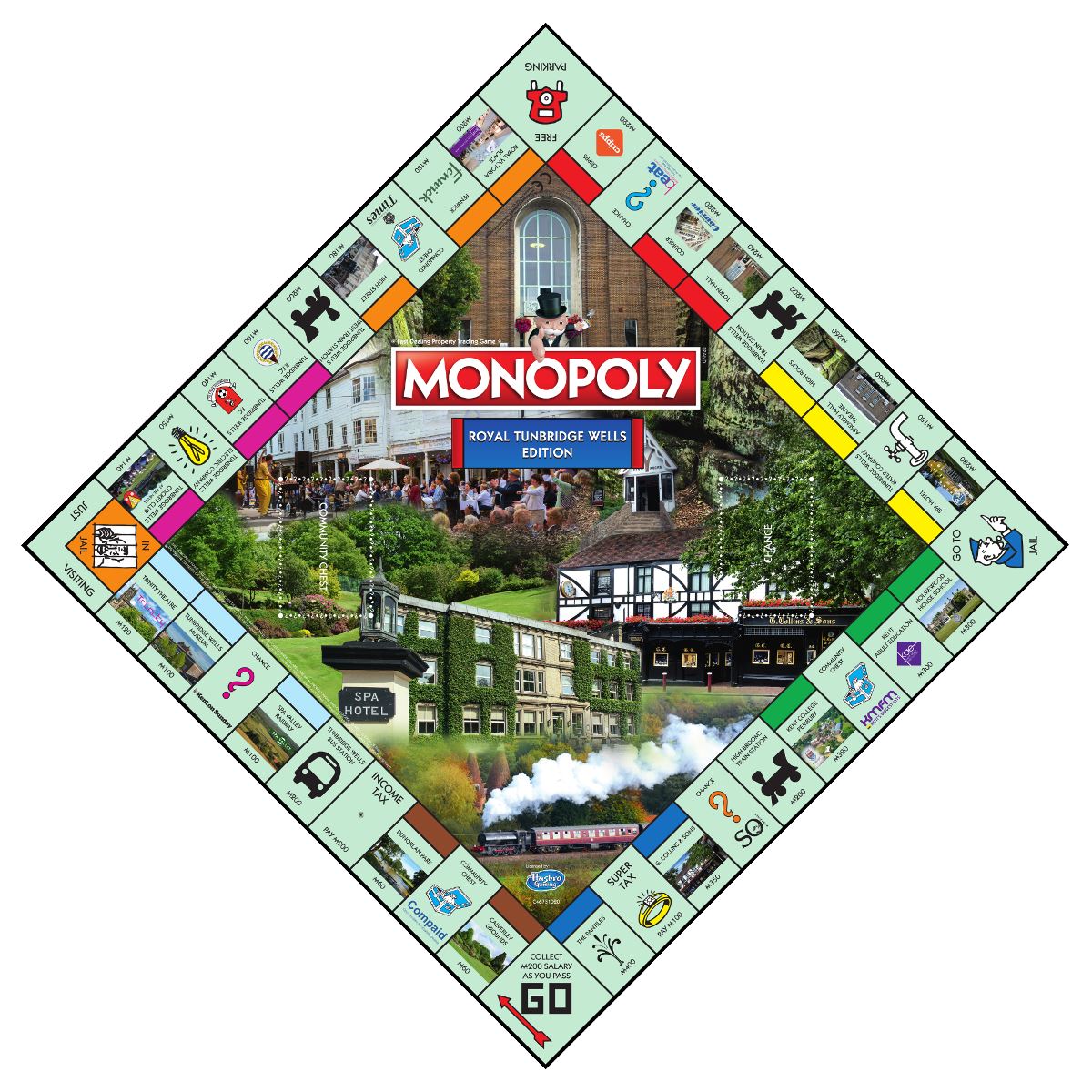 Royal Tunbridge Wells Monopoly Board Game - Cờ Tỷ Phú Bản Đặc Biệt - Winning Moves - Hình ảnh bổ sung 4