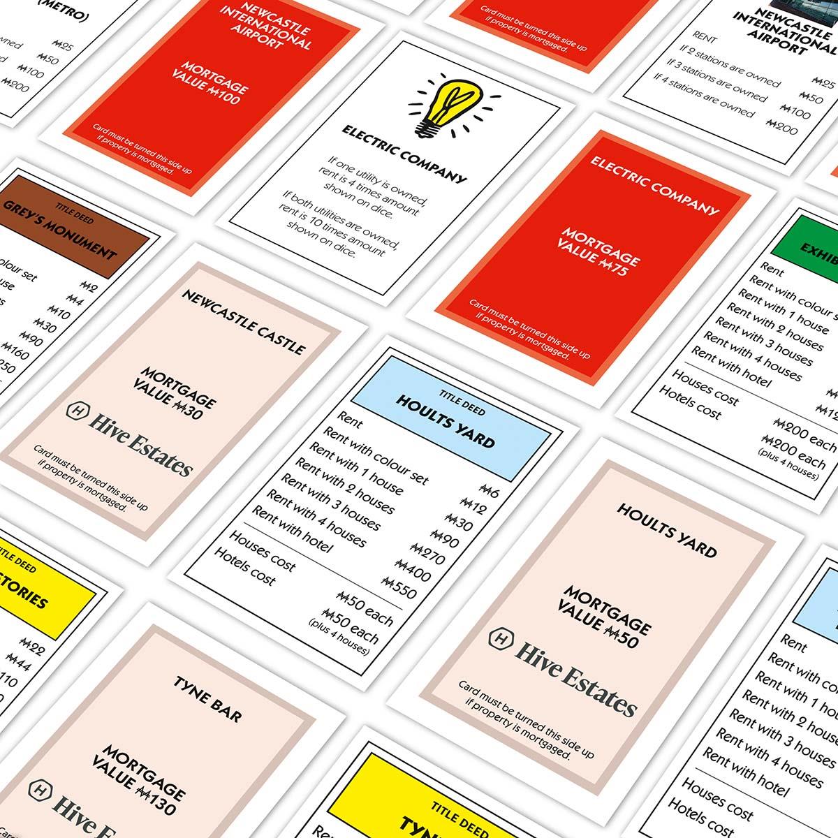 Newcastle & Gateshead Monopoly Board Game - Cờ Tỷ Phú Phiên Bản Đặc Biệt - Winning Moves