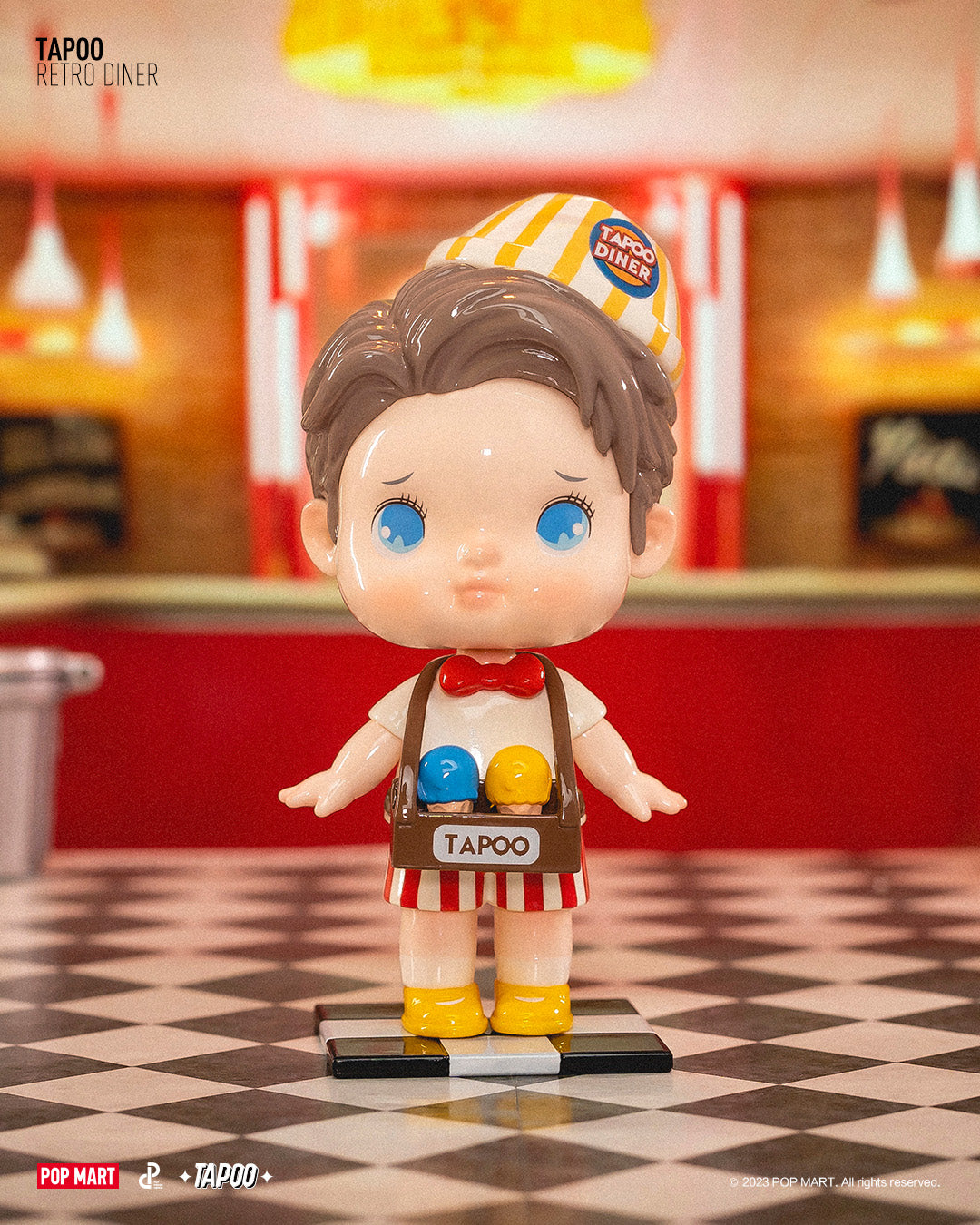 TAPOO Retro Diner Series - Mô Hình Blind Box Chính Hãng Pop Mart