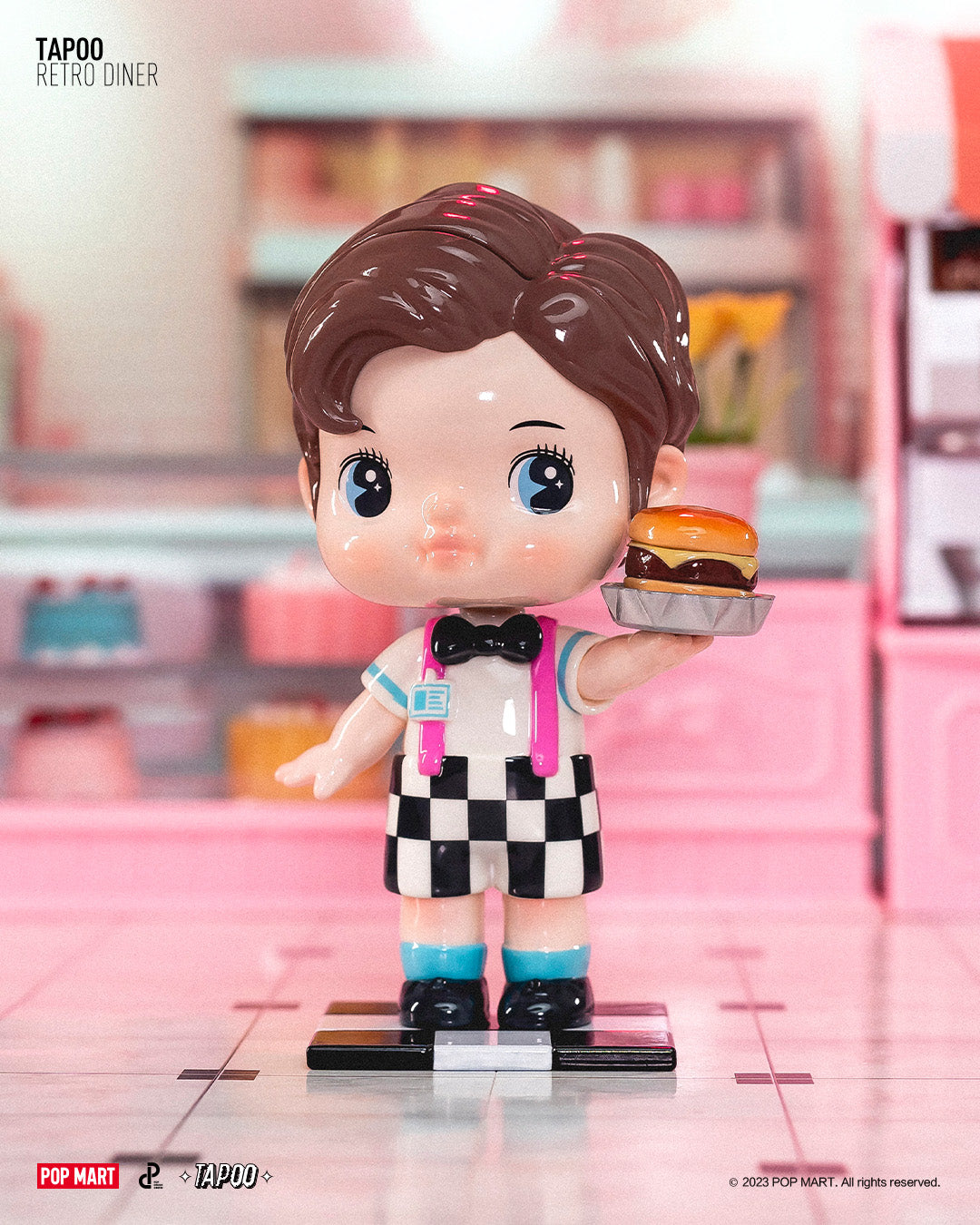TAPOO Retro Diner Series - Mô Hình Blind Box Chính Hãng Pop Mart