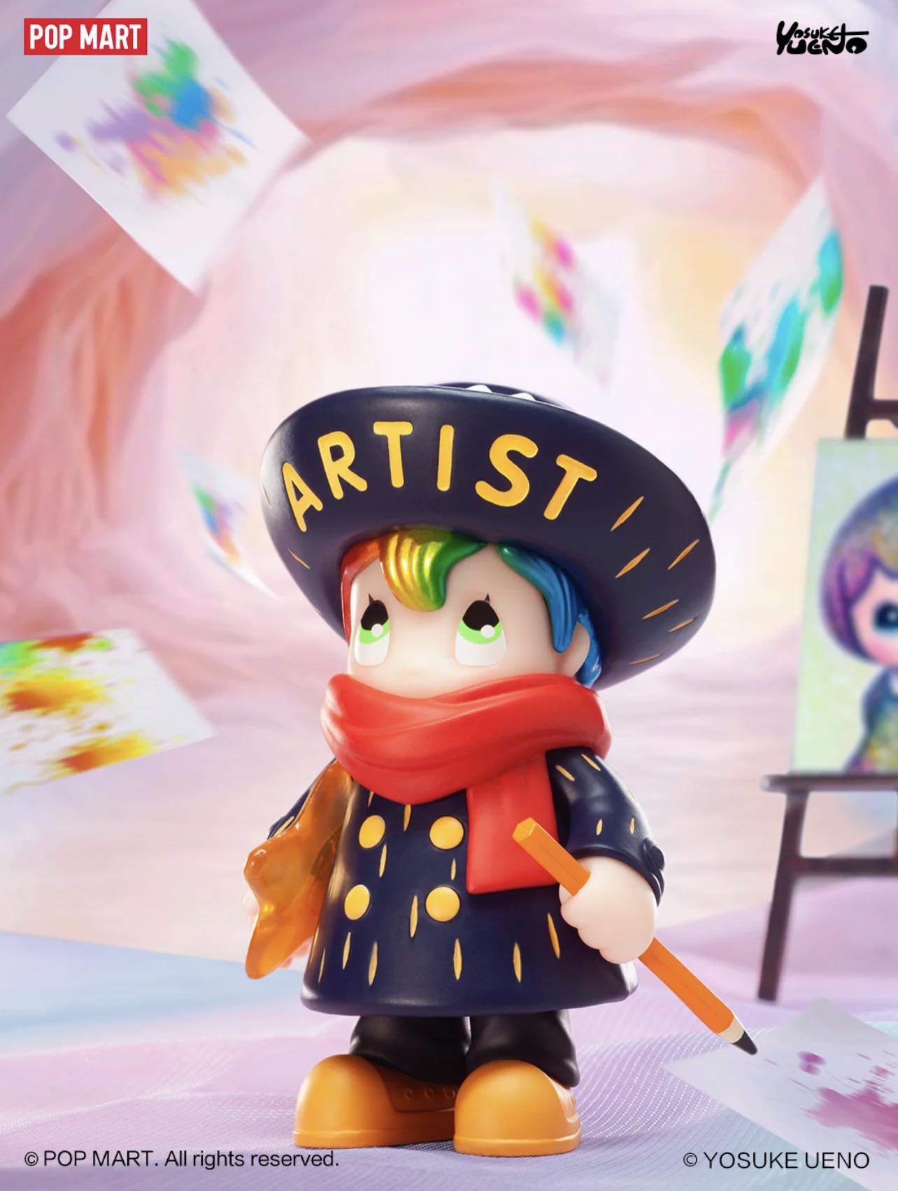 YOSUKE UENO The Art World Journey Series Figures - Mô hình Blind Box Art Toy Pop Mart