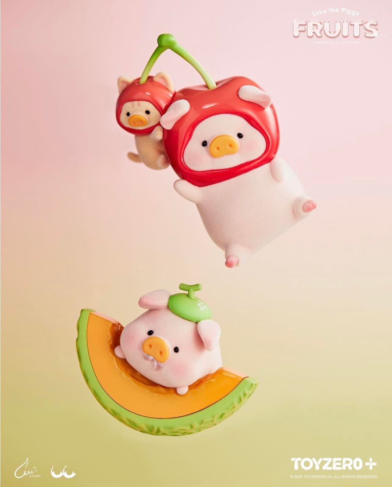 LuLu The Piggy Fruit - Cherry - Mô hình Figure - Toyzero+ - Góc nhìn khác 3