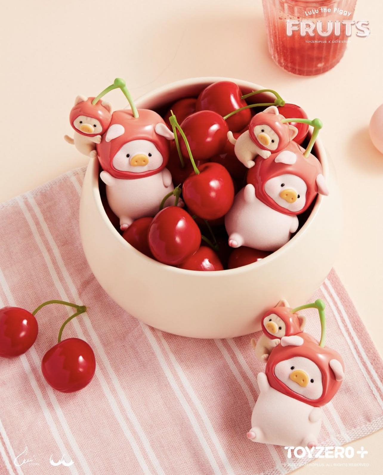 LuLu The Piggy Fruit - Cherry - Mô hình Figure - Toyzero+ - Hình ảnh chi tiết 2