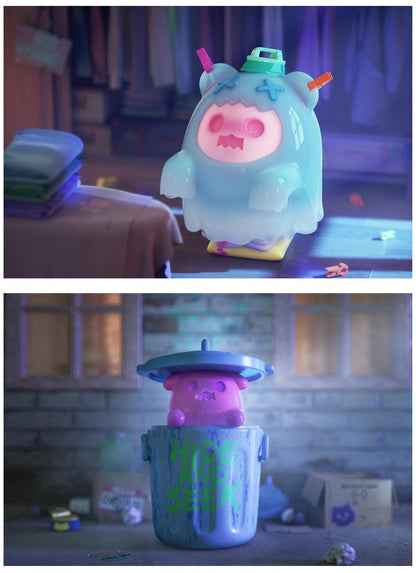 ShinWoo GHOST BEAR HOUSE Blind Box Series - Mô Hình Đồ Chơi Hộp Mù - Finding Unicorn