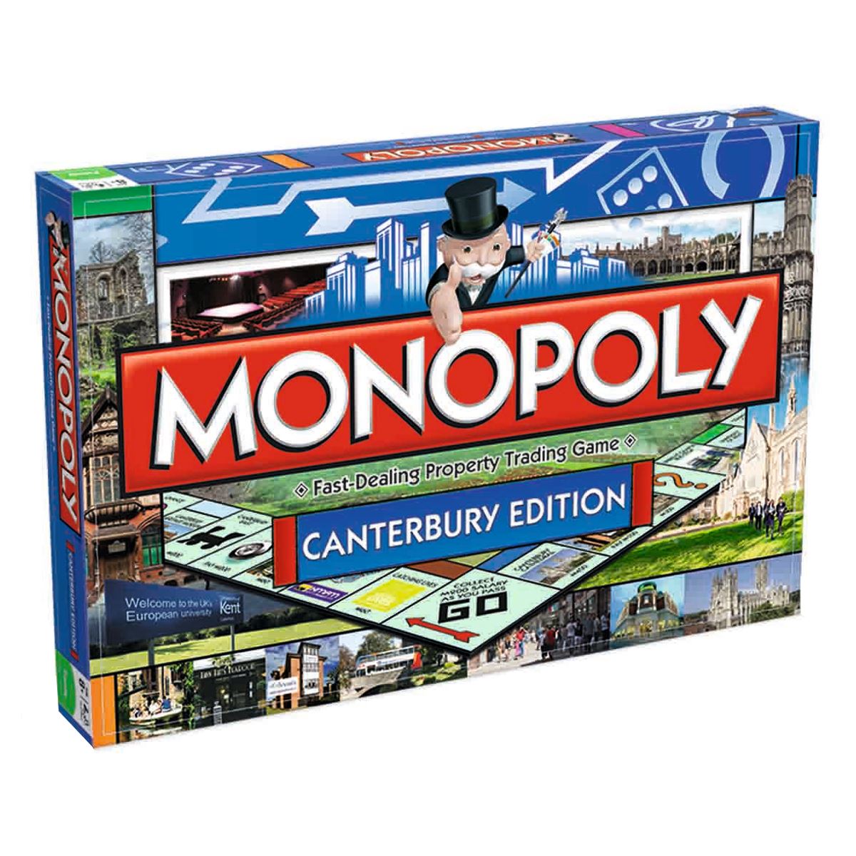 Canterbury Monopoly Board Game - Cờ Tỷ Phú Phiên Bản Thành Phố Canterbury - Winning Moves - Hình ảnh sản phẩm