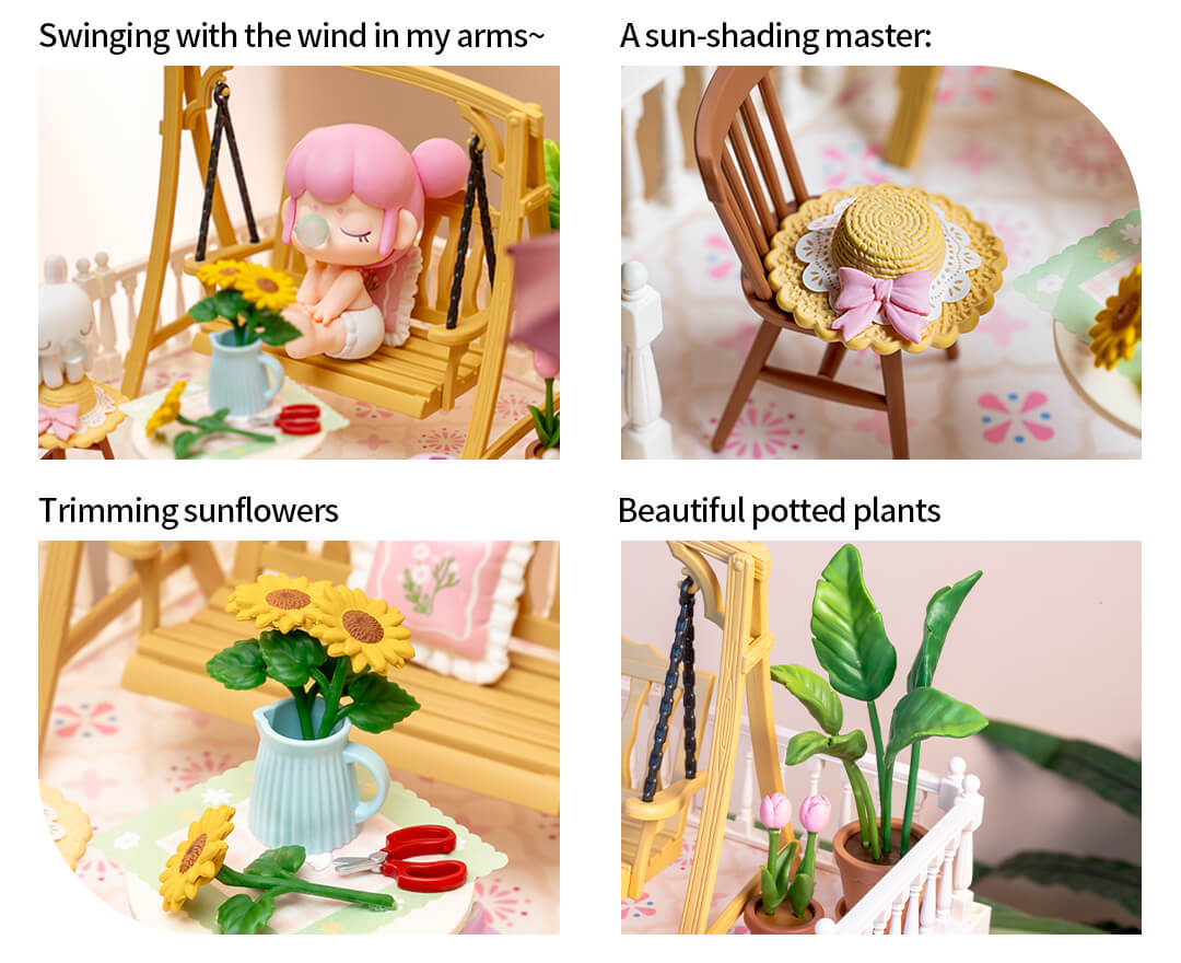 Rolife Super Creator Extension Pack - Terrace - Bộ mở rộng ban công mô hình DIY - Rolife