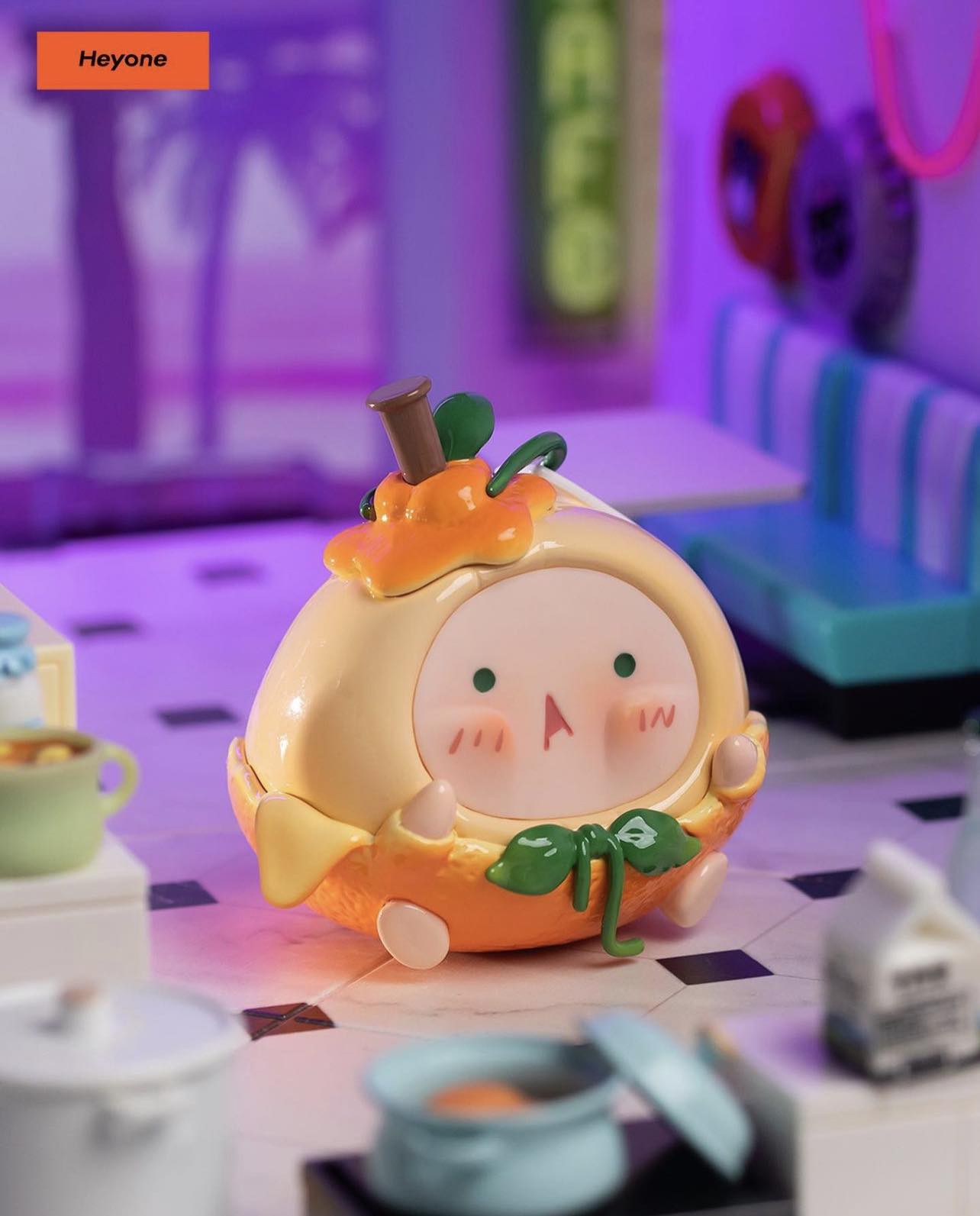Tuan Tuan Neon Sunset Bistro Blind Box Series - Mô Hình Đồ Chơi Art Toy - HeyOne