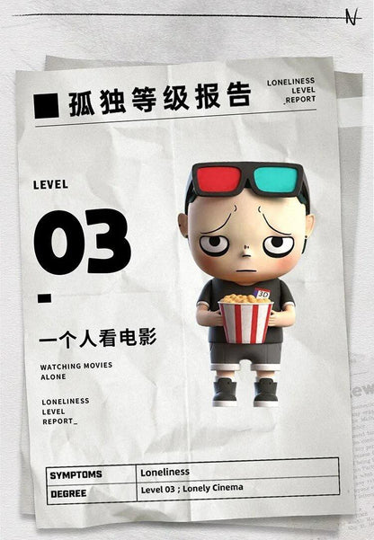 K.Dream Loneliness Level Report Blind Box Series - Mô Hình Hộp Mù Heyciao Heyciao - ảnh 1 - Blind Box