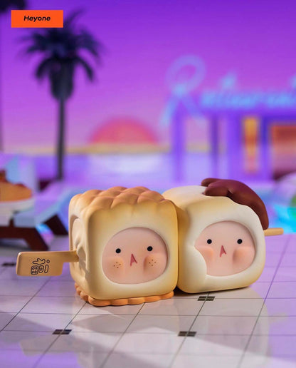 Tuan Tuan Neon Sunset Bistro Blind Box Series - Mô Hình Đồ Chơi Art Toy - HeyOne