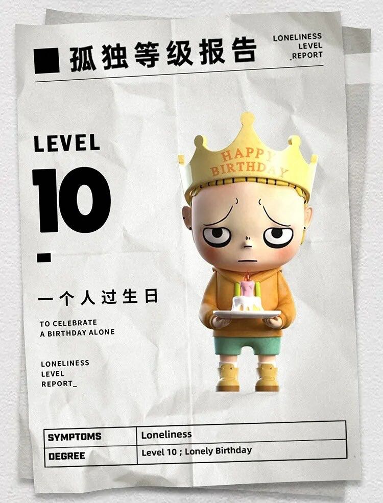 K.Dream Loneliness Level Report Blind Box Series - Mô Hình Hộp Mù Heyciao