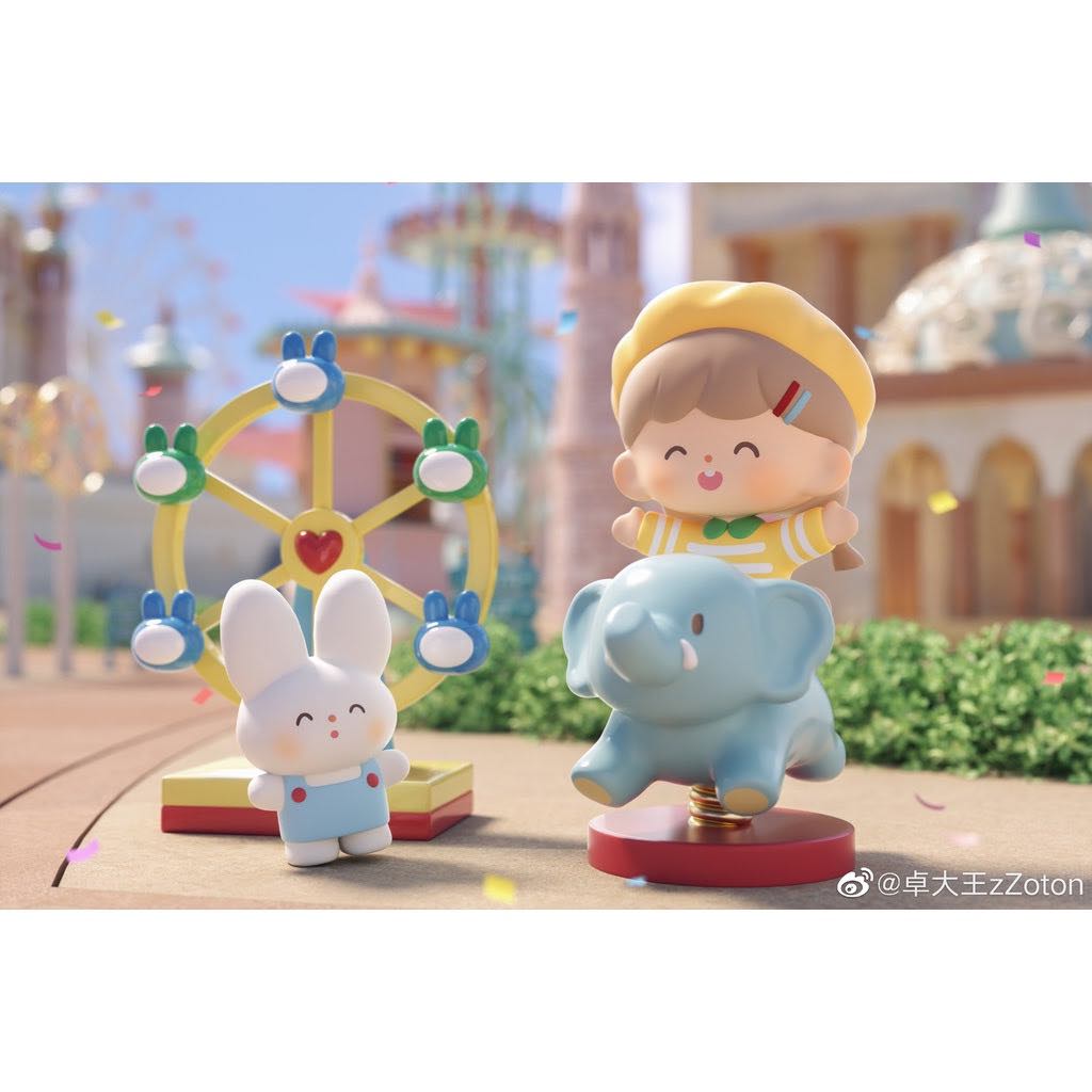 zZoton Treasure Island Blind Box Series - Mô hình Hộp mù Art Toy - Finding Unicorn