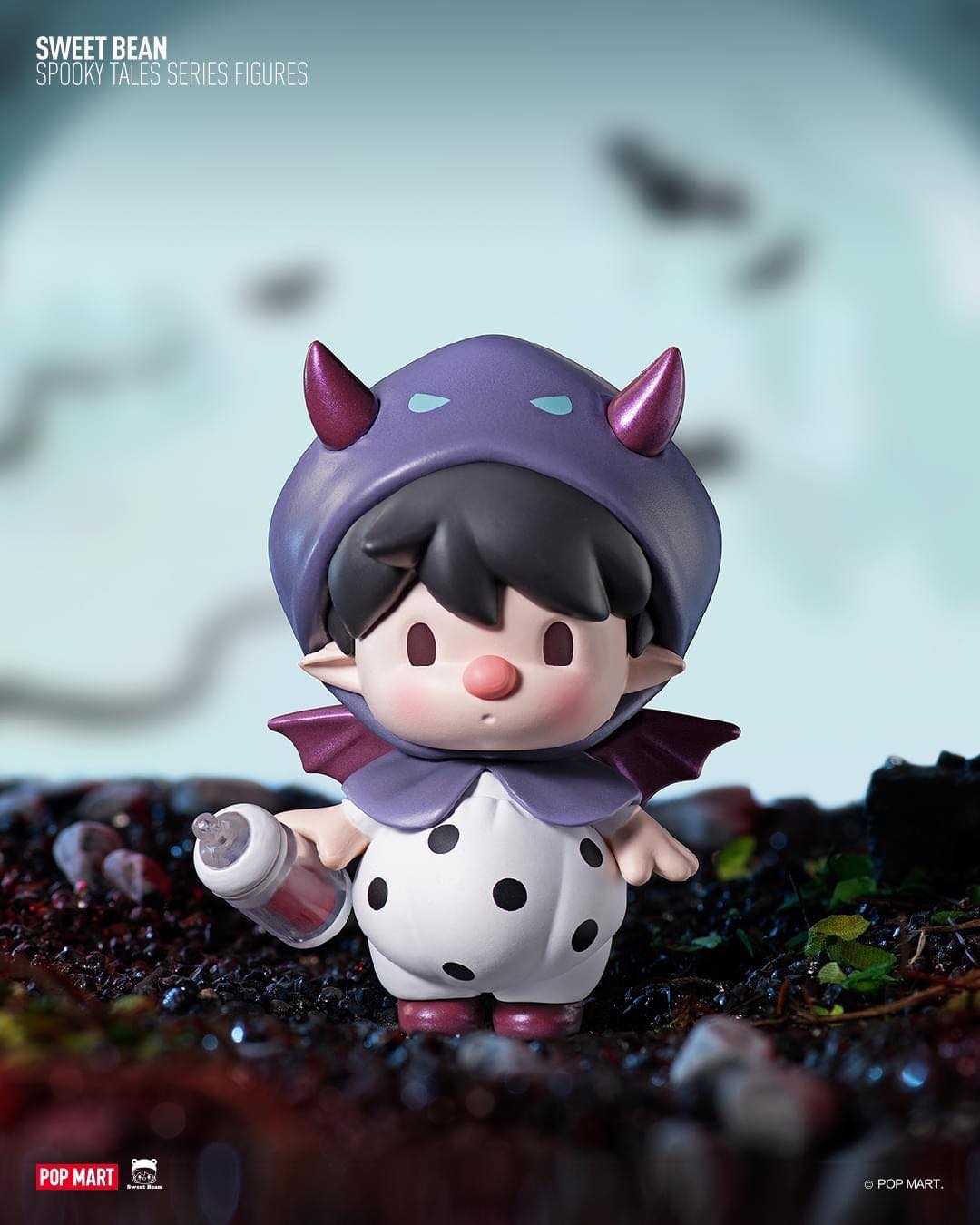 Sweet Bean Spooky Tales Blind Box Series Figures - Mô Hình Blind Box Halloween Pop Mart - Hình ảnh bổ sung 8