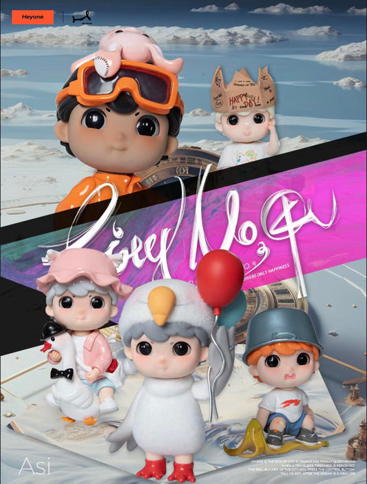 Asi CityNo.4 Blind Box Series - Mô Hình Hộp Mù Nghệ Thuật - Heyone