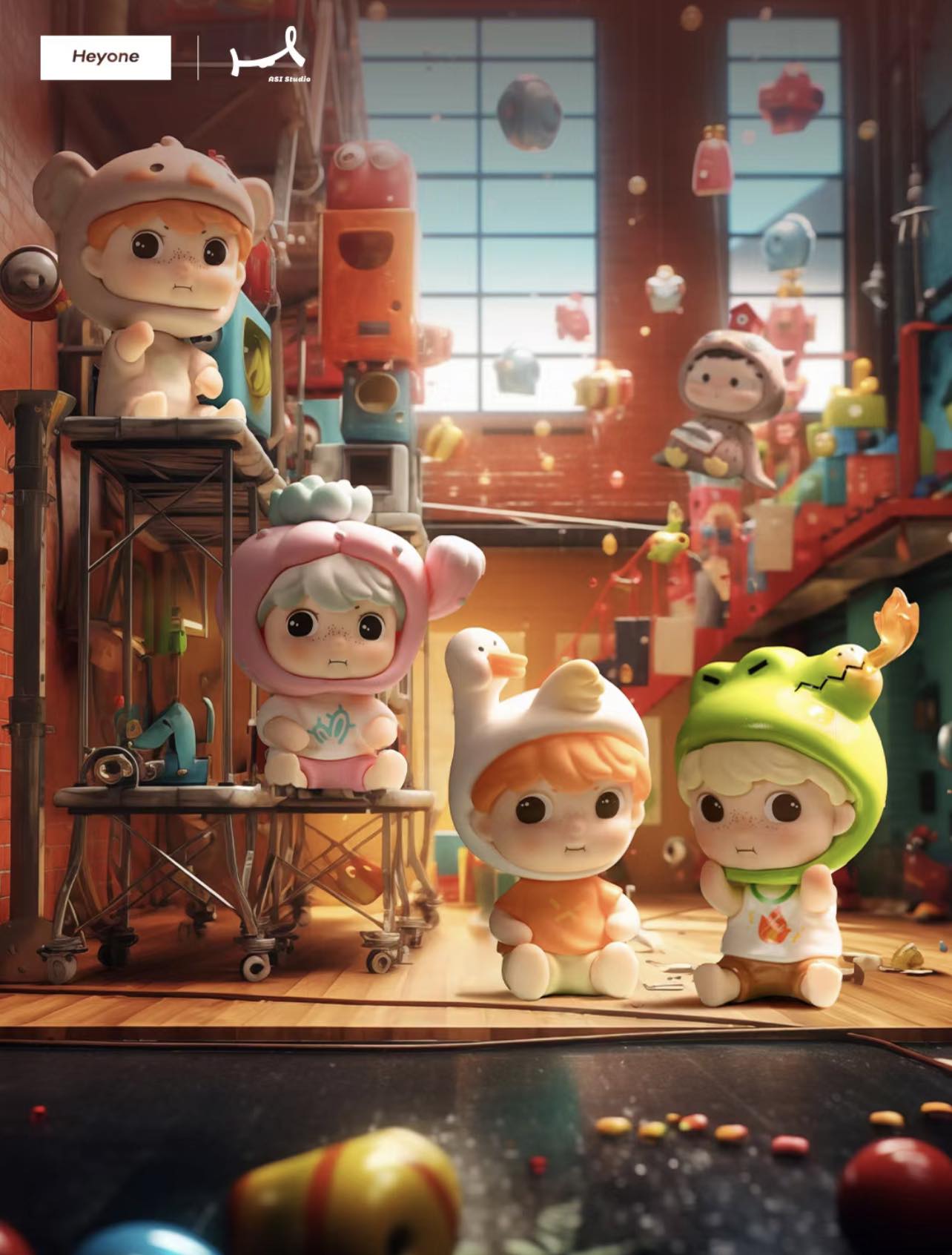 Heyone MINI Fun Factory Machine Blind Box Series - Mô Hình Đồ Chơi Blind Box - Heyone - Hình ảnh chi tiết 2
