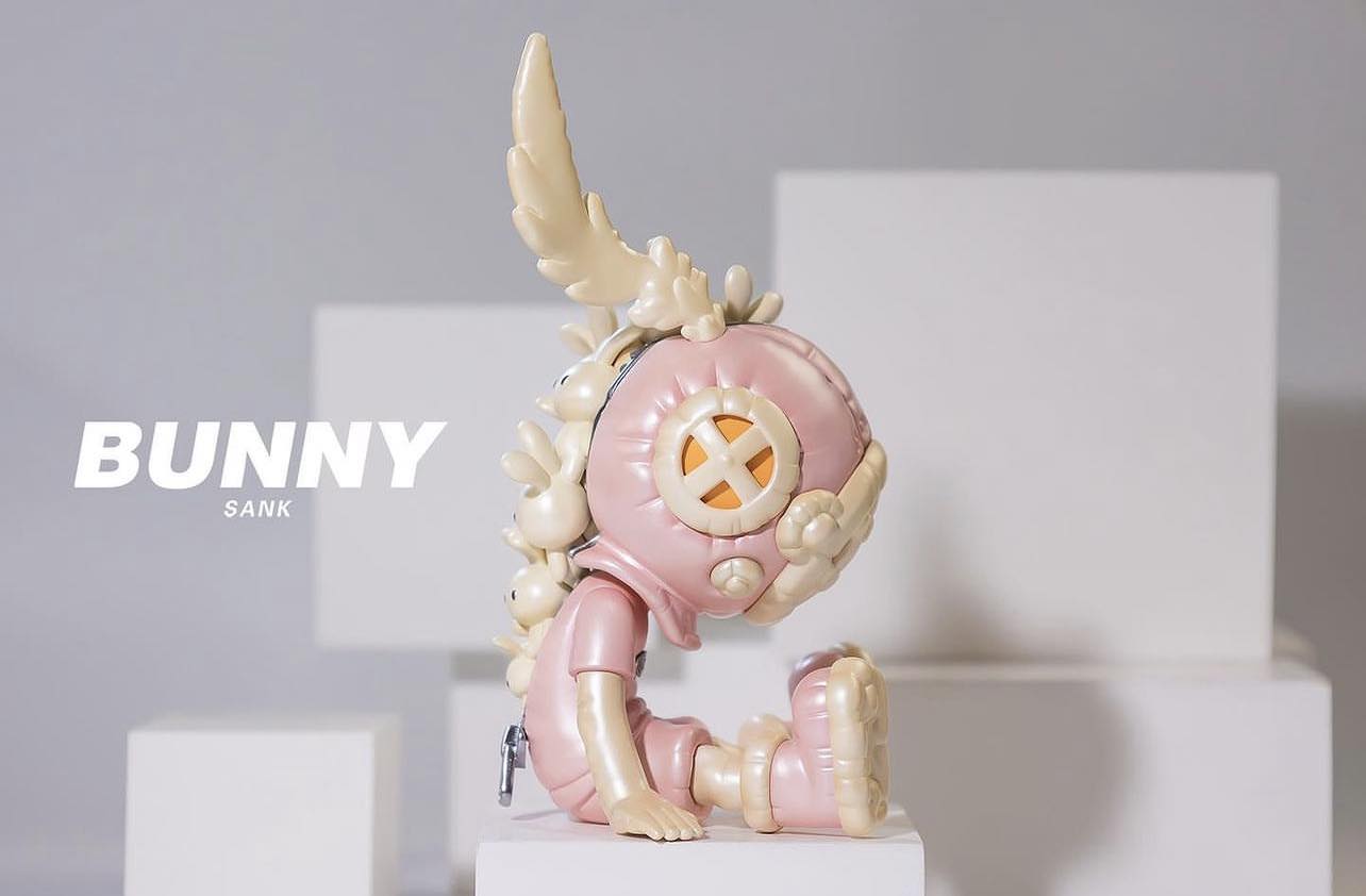Good Night Series-Bunny-Milk - Mô Hình Art Toy Cao Cấp Sank Toys - Góc nhìn khác 3