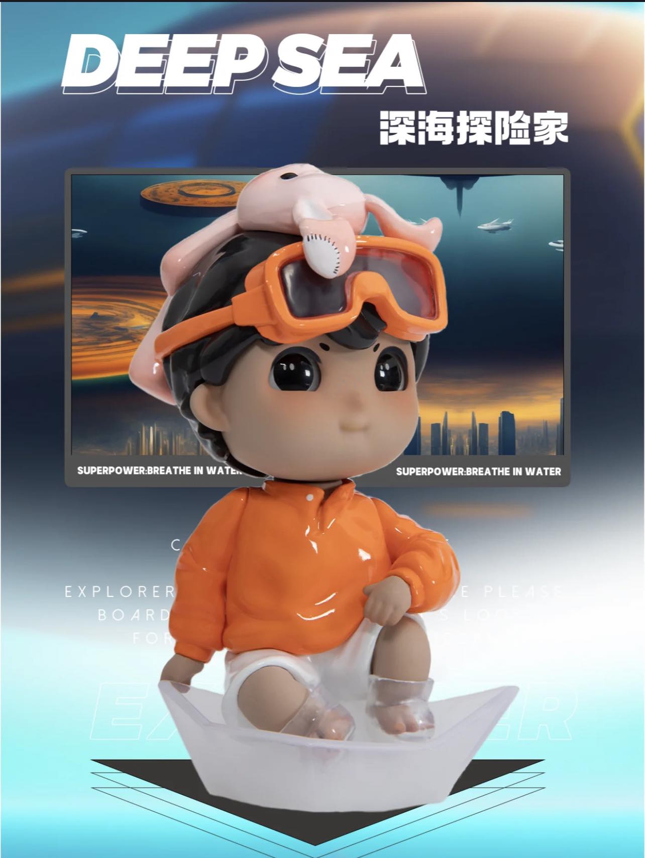 Asi CityNo.4 Blind Box Series - Mô Hình Hộp Mù Nghệ Thuật - Heyone