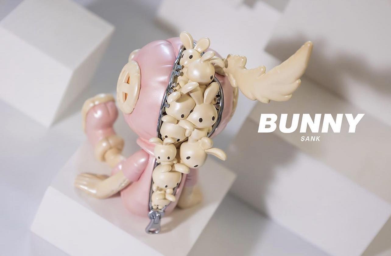 Good Night Series-Bunny-Milk - Mô Hình Art Toy Cao Cấp Sank Toys - Hình ảnh bổ sung 5