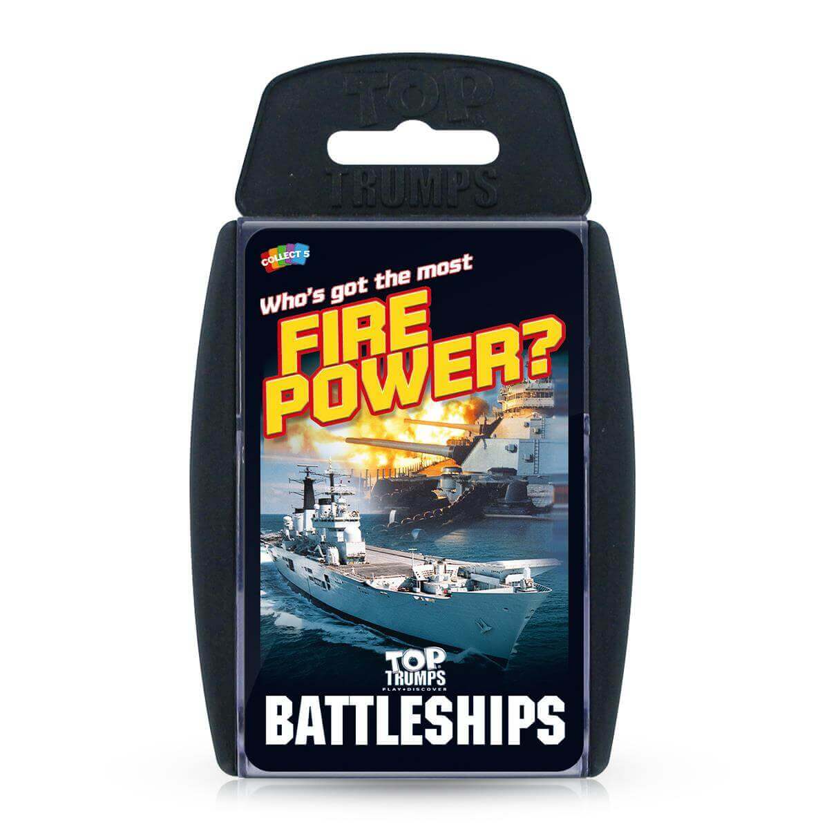 Battleships Top Trumps Card Game - Trò chơi thẻ bài chiến hạm - Winning Moves - Hình ảnh sản phẩm