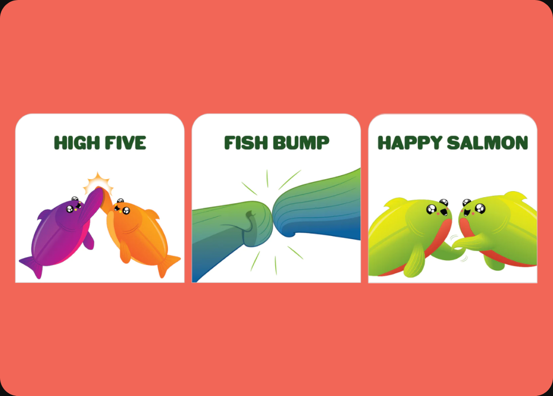 Happy Salmon - Trò chơi thẻ bài tiệc tùng - Exploding Kittens