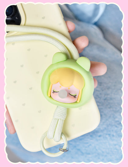 Rolife Baby Nanci Fluffy Party Phone Chain - Dây đeo điện thoại bông xù Blind Box - Rolife PZC05