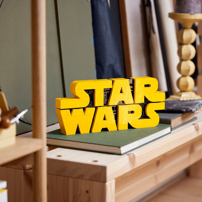 LEGO® Star Wars™ Brick-Built Star Wars Logo - Mô Hình Lắp Ráp Biểu Tượng 75407 - Góc nhìn khác 3