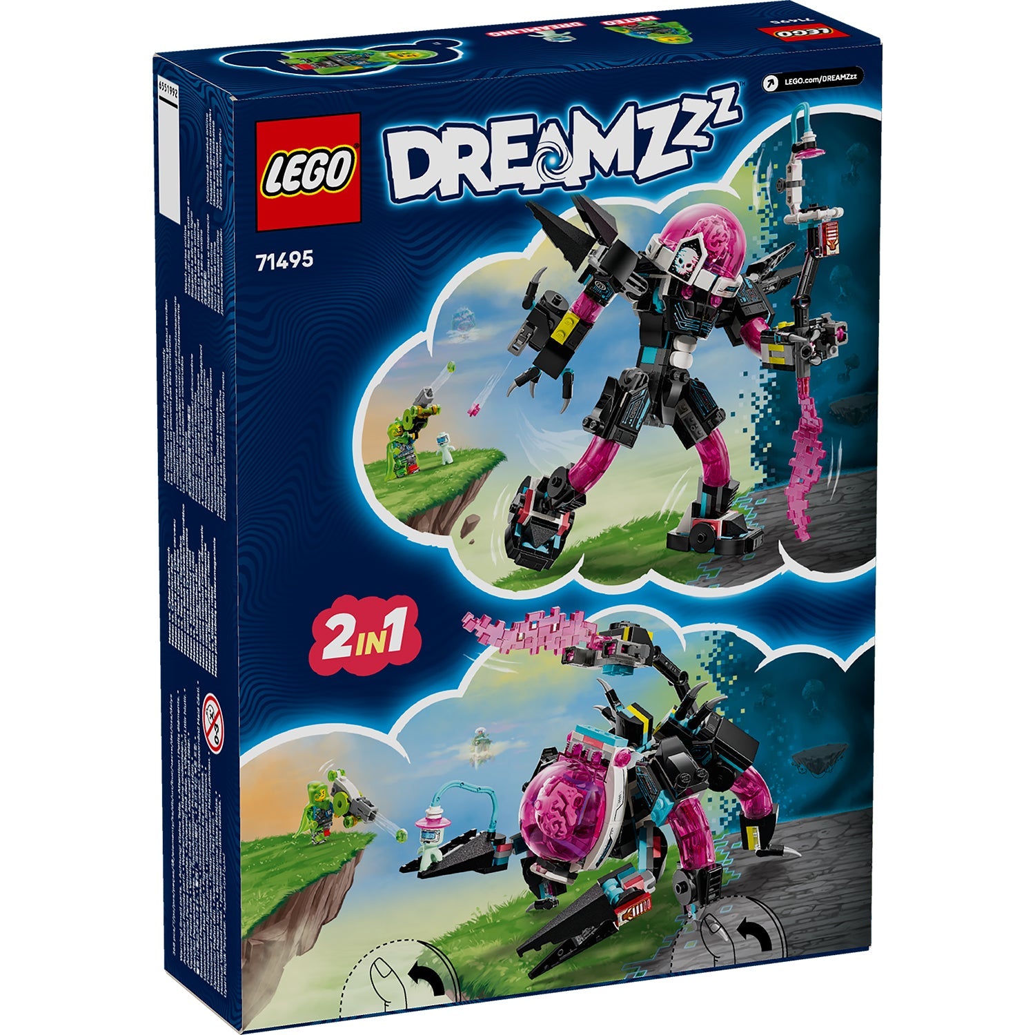 LEGO® DREAMZzz™ Mateo vs. Cyber Brain Mech - Bộ Lắp Ráp Robot 2 Trong 1 - LEGO 71495 LEGO - ảnh 6 - Lego