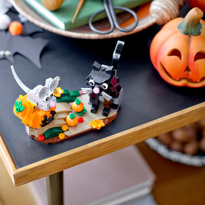 LEGO® Halloween Cat & Mouse - Bộ Lắp Ráp Mèo Và Chuột Halloween 40570 - Góc nhìn khác 3
