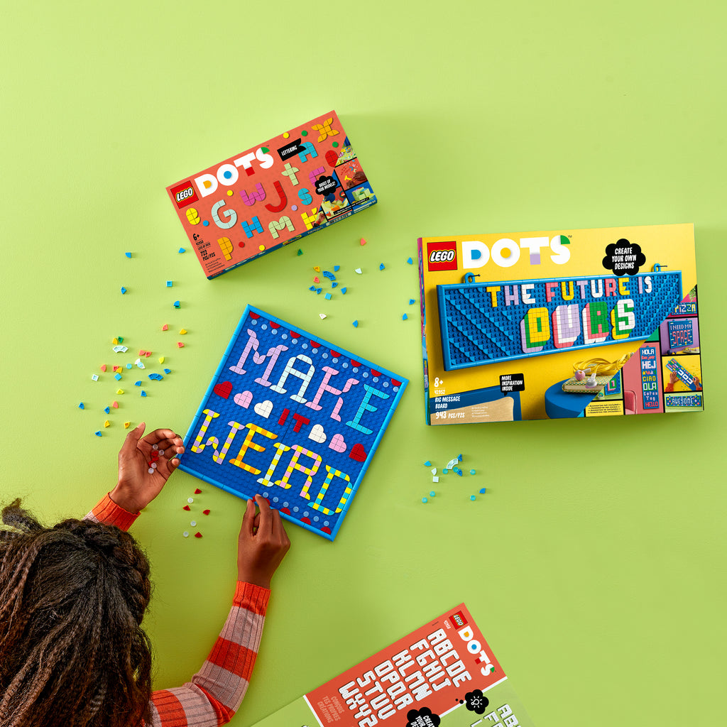 LEGO® DOTS™ Lots of DOTS – Lettering - Bộ Gạch Chữ Cái Sáng Tạo LEGO 41950 - Góc nhìn khác 3
