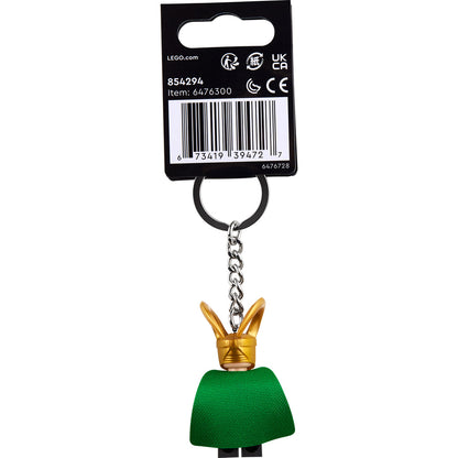 LEGO® Marvel Loki Keyring - Móc Khóa Nhân Vật Loki Siêu Anh Hùng - LEGO 854294 - Góc nhìn khác 3