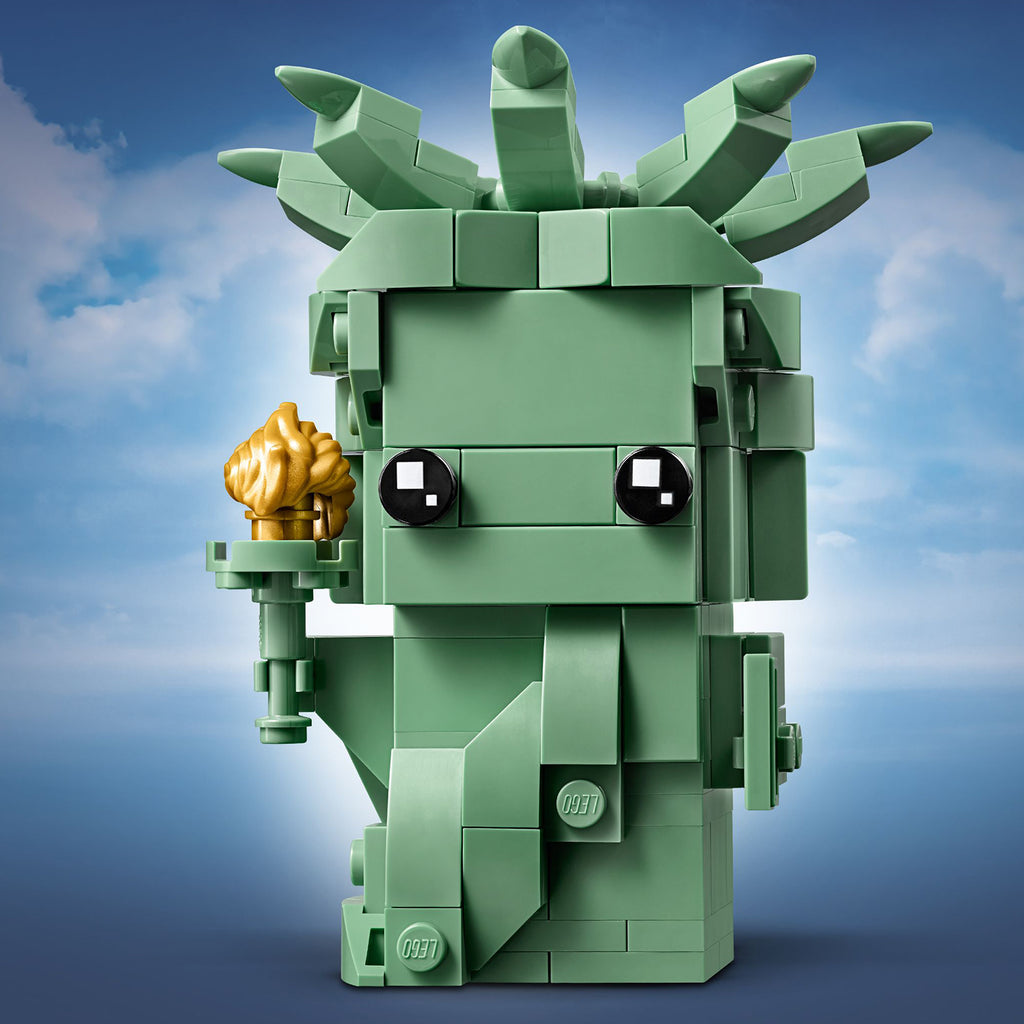 LEGO® Brickheadz™ Lady Liberty - Mô hình lắp ráp Tượng Nữ Thần Tự Do - LEGO 40367 - Góc nhìn khác 3