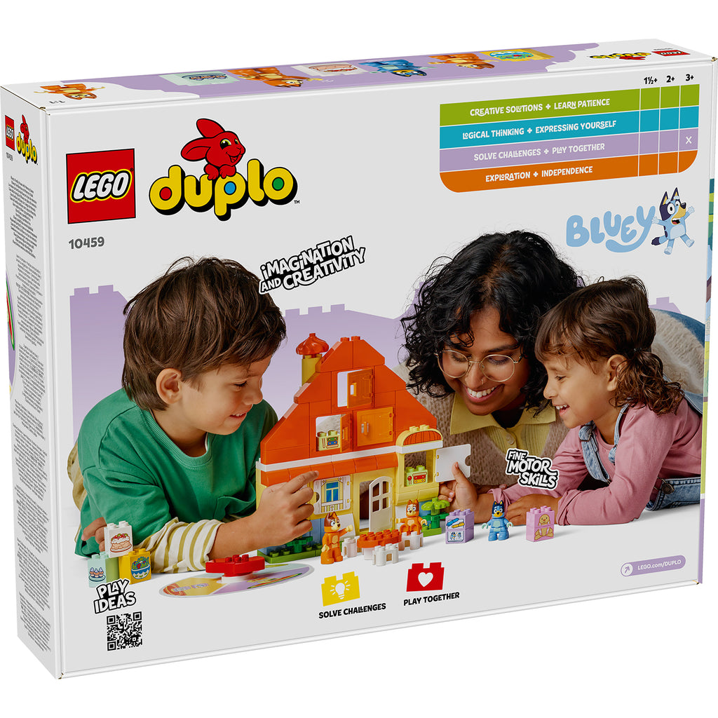 LEGO® DUPLO® Bluey: Blueys Family House with Memory Game - Đồ chơi lắp ráp Ngôi nhà của gia đình Bluey (10459) LEGO - Buildin